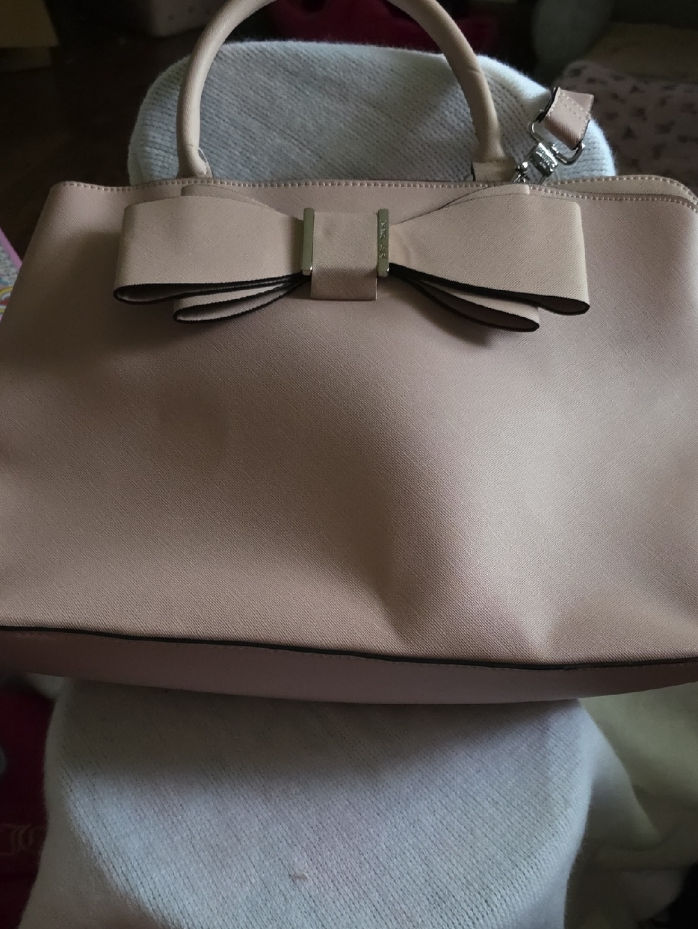 Betsey Johnson Blush Pink Bow Satchel NWT. BEAUTIFUL